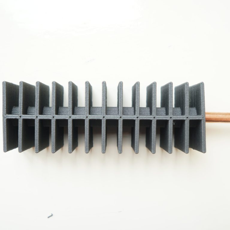 Heat Pipe Friction Fit Finned Heat Sink